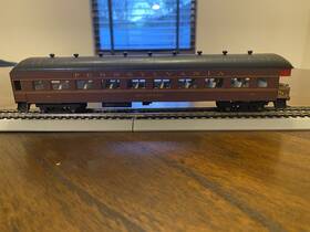 99919 Model Power 67ft Pennsy Harriman Car Observation With Knuckle Couplers 99919 Model Power 67ft Pennsy Harriman Car Observation With Knuckle Couplers