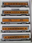 Mt-6002 Mth Aluminum Passenger Set Rio Grande Painted Free Ship