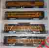 Mt-6019 Mth Union Pacific Aluminum 4 Car Passenger Set
