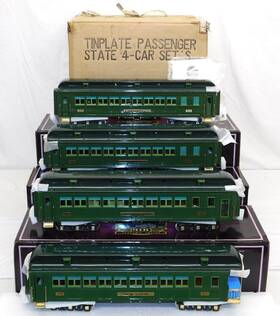 10-1078 Mth State Passenger Set 2tonegreen Tinplate Traditions Standard Gauge C8 10-1078 Mth State Passenger Set 2tonegreen Tinplate Traditions Standard Gauge C8