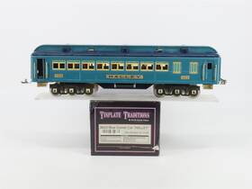 10-1114d Mth Standard Gauge Tinplate Blue Comet Coach Passenger Car Inch Halley 10-1114d Mth Standard Gauge Tinplate Blue Comet Coach Passenger Car Inch Halley
