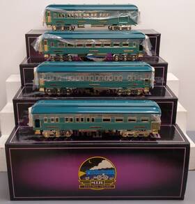 10-1122p Mth Standard Gauge Presidential Passenger Car Set Nib