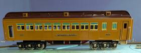 10-1135c Mth Tinplate Traditions #415 State Car Solarium Inch Maryland - Two Tone Brown