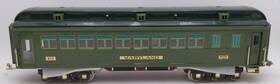 10-5033 Mth Standard Gauge Solarium State Car Two-tone Green Ex