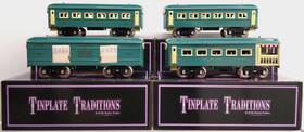 10-5105 Mth Std. Gauge Dorfan Bonnie Blue 4-car Passenger Set Nib