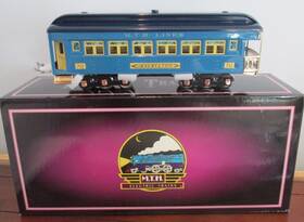10-8014 Mth Tinplate Traditions 710 Series Passenger Car 2-tone Blue # 712 Mib