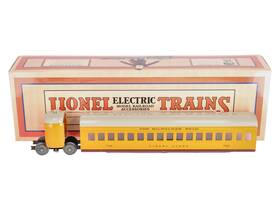 11-80010 Mth O Gauge Milwaukee Road Tinplate Streamlined Articulated Coach Car