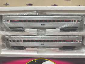 20-20303b Mth Premier Amtrak 2-car 70ft Streamlined Coach/coach Passenger Set