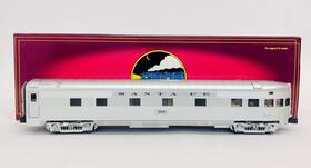 20-2676d Mth Premier Santa Fe 70ft Ribbed Observation Passenger Car Ln