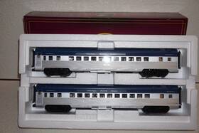 20-3569b Mth O Gauge Nickel Plate Road Nkp 70ft Passenger 2 Coach Car Set