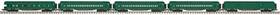 20-4090 Mth O Atlantic Coast Line 70ft Madison Passenger Car Set Of 5 Ln