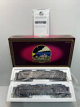 20-4158 Mth Pennsylvania 70ft Madison Combine Diner 2 Car Passenger Set Ln