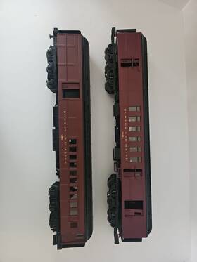 20-4162 Mth Boston And Maine 2 Car 70ft Madison Combine Diner Add-on Cars