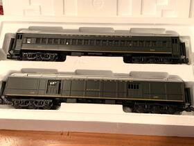 20-4471 Mth - Western Maryland Madison 2 Car Baggage Coach Passenger Set New