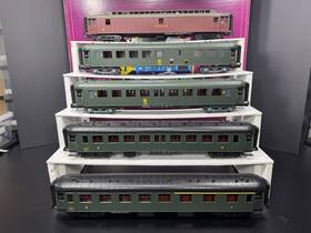20-60026 Mth European French Sncf 1962 Ocem Passenger 5-car Set Ex