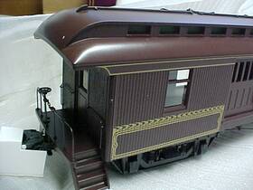 20-62028a Mth Central Pacific 64ft Woodside Baggage Car