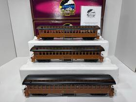 20-62031 Mth New York Central Nyc 64ft Woodsided Coach 3-car Passenger Set Nib