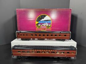 20-64096 Mth Pennsylvania Prr 70ft Sleeper Diner Passenger 2-car Set Lnib