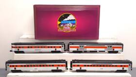 20-64110 Mth O Gauge New Haven 70ft Streamlined Passenger Cars Set Of 4 Ln/box 20-64110 Mth O Gauge New Haven 70ft Streamlined Passenger Cars Set Of 4 Ln/box