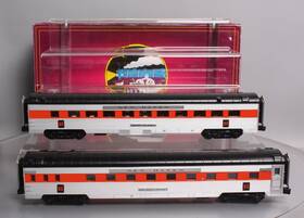 20-64111 Mth O Gauge New Haven 70ft Streamlined Sleeper/diner 2-car Passenger Set