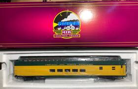 20-64146 Mth Premier Chicago And Northwestern Cnw 70ft Streamlined 7 Passenger Car Set