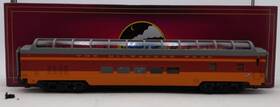 20-64166 Mth O Gauge Milwaukee Road 70ft Streamlined Full Length Vista Dome Car