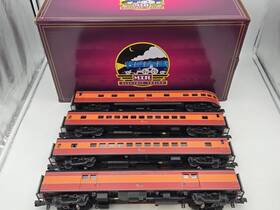 20-64237 Mth Southern Pacific 4 Car 70ft Streamlined Passenger Set Smooth New