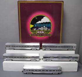 20-6503 Mth O Southern 70ft Aluminum Plated Passenger Car Set Of 5 Ex/box