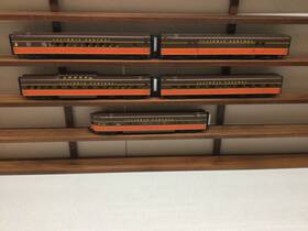 20-65033 Mth Illinois Central 70ft Streamlined 5-car Passenger Set Smooth New