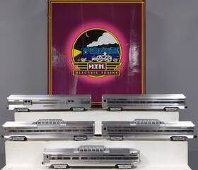 20-6505 Mth O California Zephyr 70ft Aluminum Passenger Car Set Of 5 Ex/box