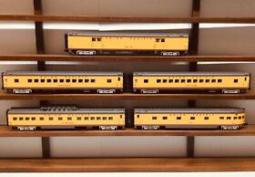 20-6553 Mth Union Pacific 5-car 70foot Abs Passenger Set Smooth 3 Rail O Scale New