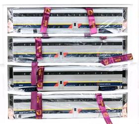 20-6575 Mth Amtrak California Superliner 70ft O Scale Passenger Train 4 Car Set