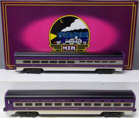 20-6600 Mth O Atlantic Coast Line 70ft Aluminum Sleeper/diner Set Of 2 Ln