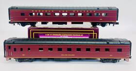 20-66061 Mth Premier N&w 70ft Streamlined Sleeper Diner Smooth Passenger Set