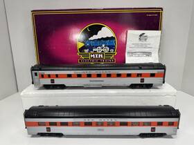 20-66085 Mth New Haven Nh 70ft Sleeper Diner Passenger 2-car Add-on Set Ex