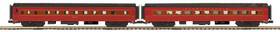 20-66172 Mth O Pennsylvania Railroad Streamlined Sleeper/diner Cars Set Of 2