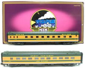 20-6673 Mth O Gn 70ft Streamlined Sleeper/diner Passenger Car Set Of 2 Ln