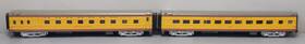 20-6698 Mth O Up 70ft Streamlined Sleeper/diner Passenger Car Set Of 2 Ex
