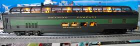 20-64211 Mth 20-67008 Reading 70ft Streamlined Full Length Vista Dome Pass Car Ln/box 20-64211 Mth 20-67008 Reading 70ft Streamlined Full Length Vista Dome Pass Car Ln/box