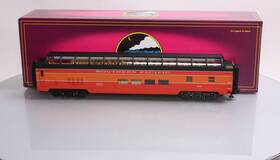 20-67042 Mth Southern Pacific 70ft Abs Full Length Vista Dome Passenger Car Ln