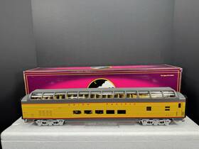 20-67048 Mth Union Pacific Up 70ft Full Vista Dome Passenger Car #7011 Lnib