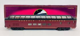 20-67145 Mth Norfolk And Western 70ft Streamlined Full Length Smooth Vista Dome