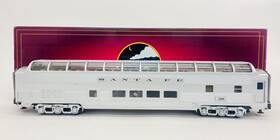 20-67199 Mth Santa Fe 70ft Streamlined Full Length Ribbed Vista Dome Car