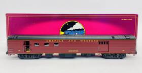 20-68061 Mth Premier Norfolk And Western 70ft Streamlined Rpo Passenger Car Ln