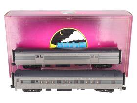 20-69237 Mth O Nyc 70ft Streamlined Baggage/coach 2 Car Passenger Set Ln/box