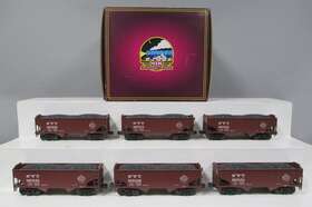 20-90615 Mth O New York Central 2-bay Offset Hopper Car Set Of 6 Ln/box