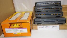 30-1514p Mth Railking Union Pacific Up Big Boy Passenger 4 Car Set O Gauge Train