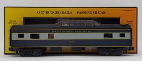 30-4113b Mth O Baltimore And Ohio Streamlined Vista Dome Car #7601 Ex/box