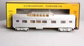 30-4196b Mth Burlington Streamlined Vista Dome Passenger Car Ln/box