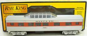 30-6012 Mth Santa Fe 0-27 Streamlined Vista Dome Car # 502 Ln/box